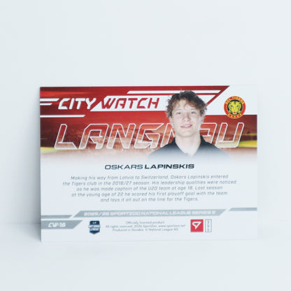 CW-16 - SCL - OSKARS LAPINSKIS - CITY WATCH COPPER - 48/95