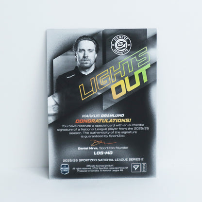 LOS-MG - GSHC - MARKUS GRANLUND - LIGHTS OUT GOLD AUTO - 59/60