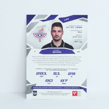 125 - EHCK - AXEL SIMIC - BASE BLUE