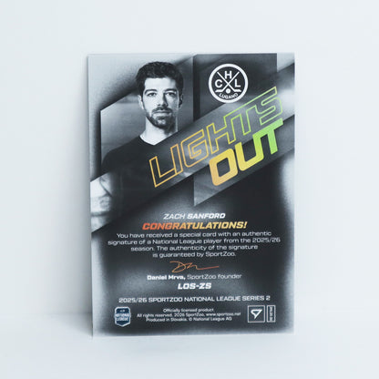 LOS-ZS - HCL - ZACH SANFORD - LIGHTS OUT GOLD AUTO - 14/60