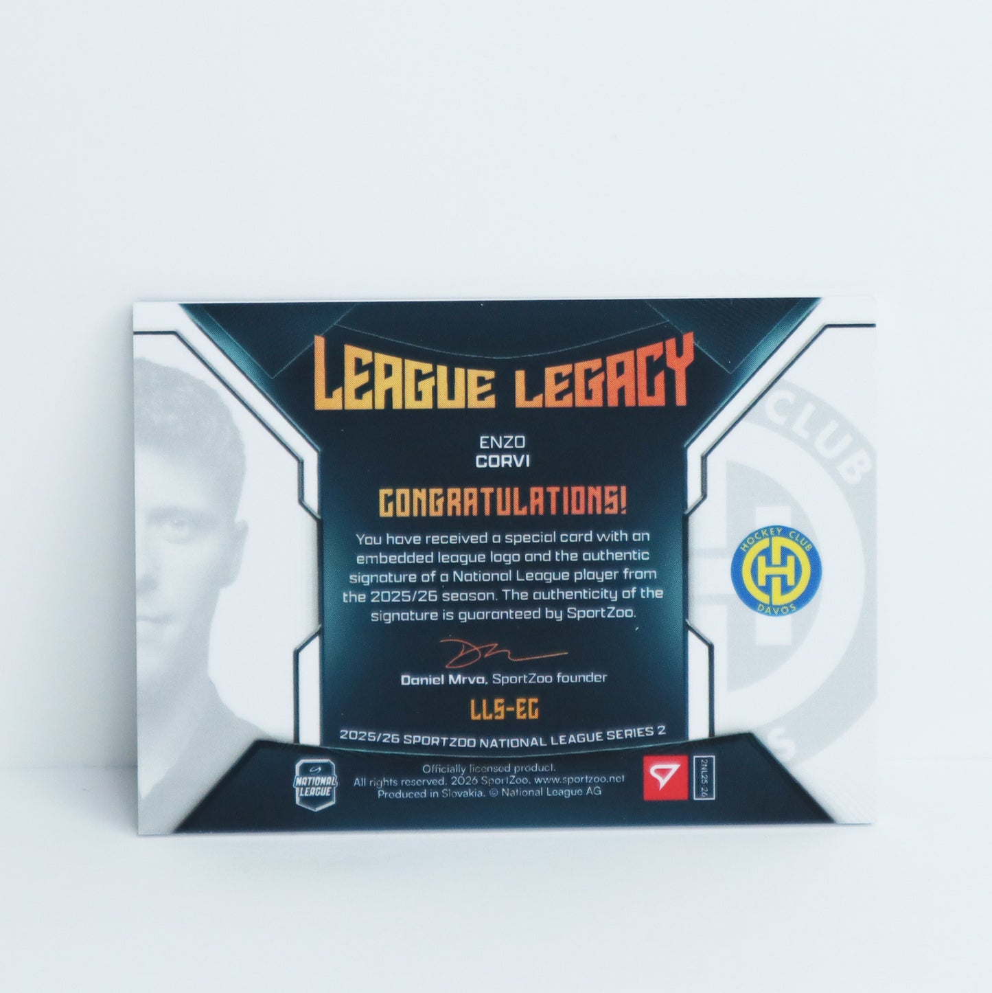 LLS-EC - HCD - ENZO CORVI - LEAGUE LEGACY GOLD AUTO - 7/9