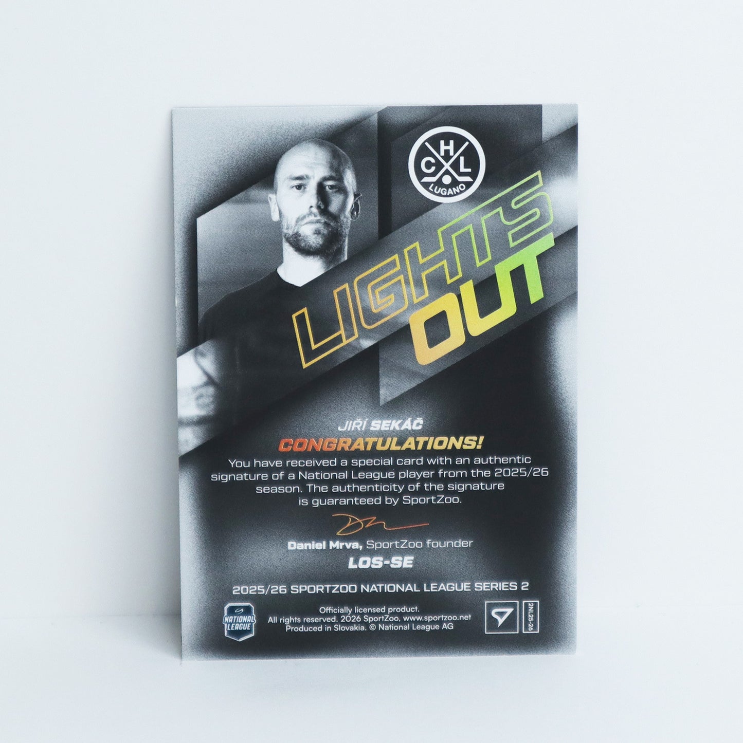 LOS-SE - HCL - JIRI SEKAC - LIGHTS OUT GOLD AUTO - 59/60