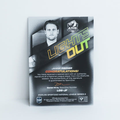 LOS-JF - HCA - JANNIK FISCHER - LIGHTS OUT GOLD AUTO - 15/60