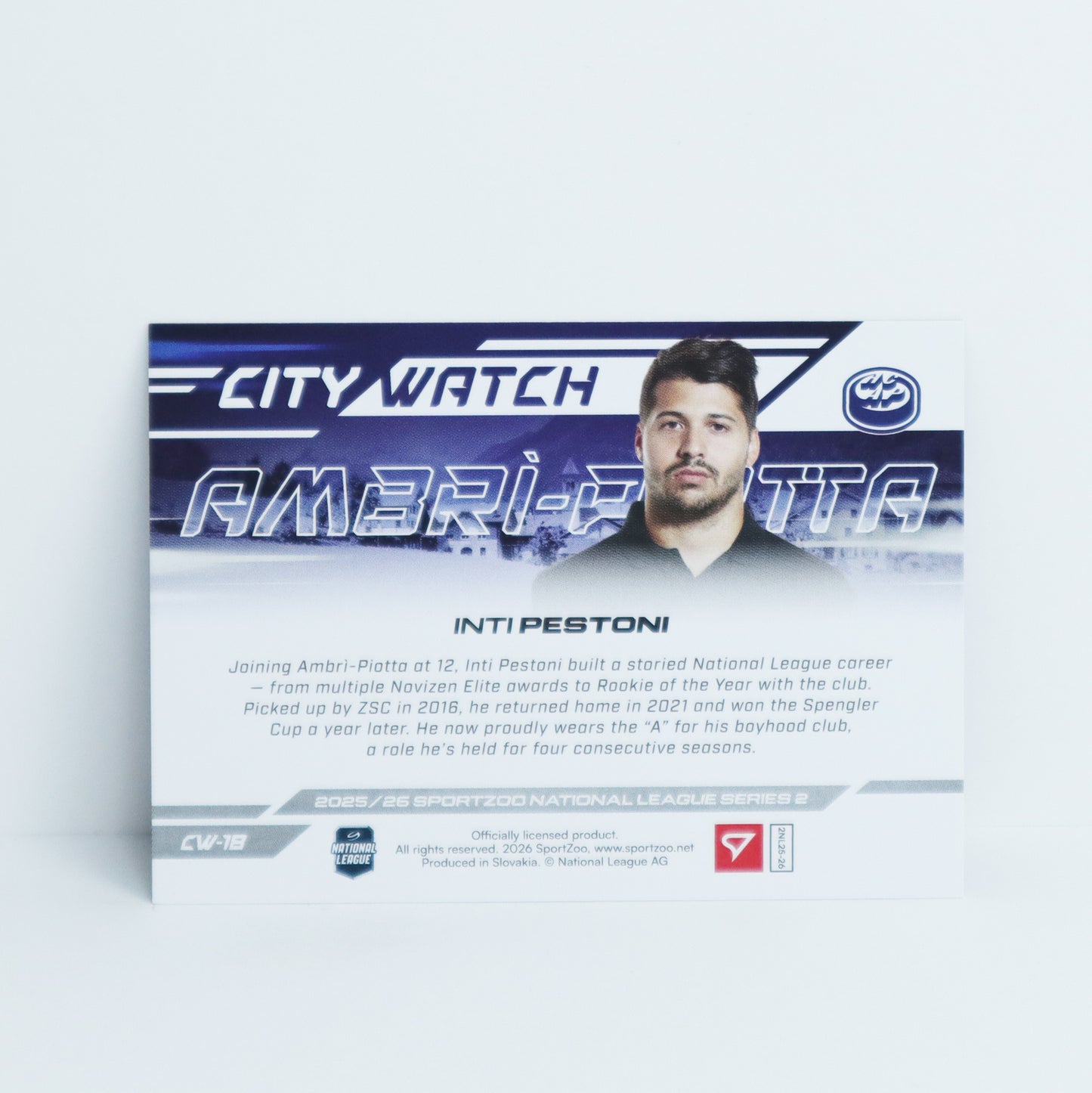 CW-18 - HCAP - INTI PESTONI - CITY WATCH COPPER - 41/95