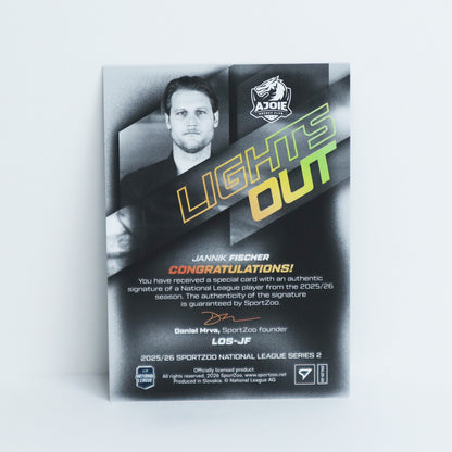 LOS-JF - HCA - JANNIK FISCHER - LIGHTS OUT GOLD AUTO - 22/60