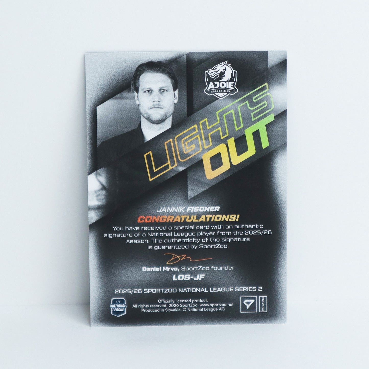 LOS-JF - HCA - JANNIK FISCHER - LIGHTS OUT GOLD AUTO - 40/60