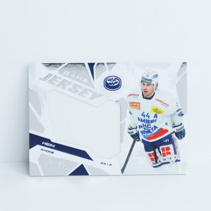 GJ-AH - HCAP - ANDRE HEIM - GAME JERSEY SILVER - 57/85