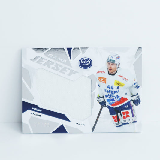 GJ-AH - HCAP - ANDRE HEIM - GAME JERSEY SILVER - 57/85