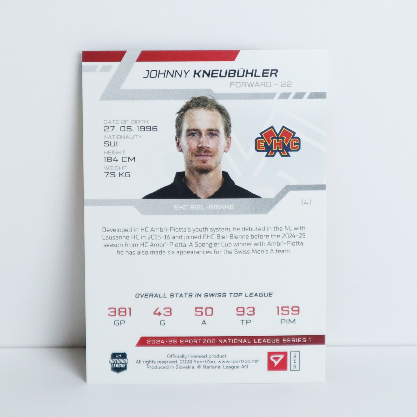 141 - EHCB - J. KNEUBUEHLER - BASE SET