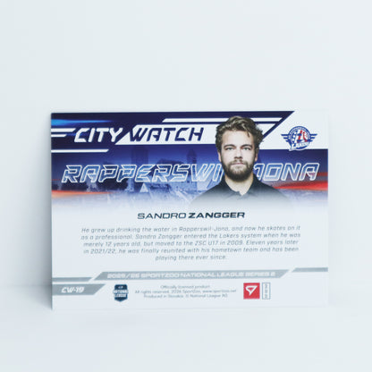 CW-19 - SCRJ - SANDRO ZANGGER - CITY WATCH COPPER - 62/95