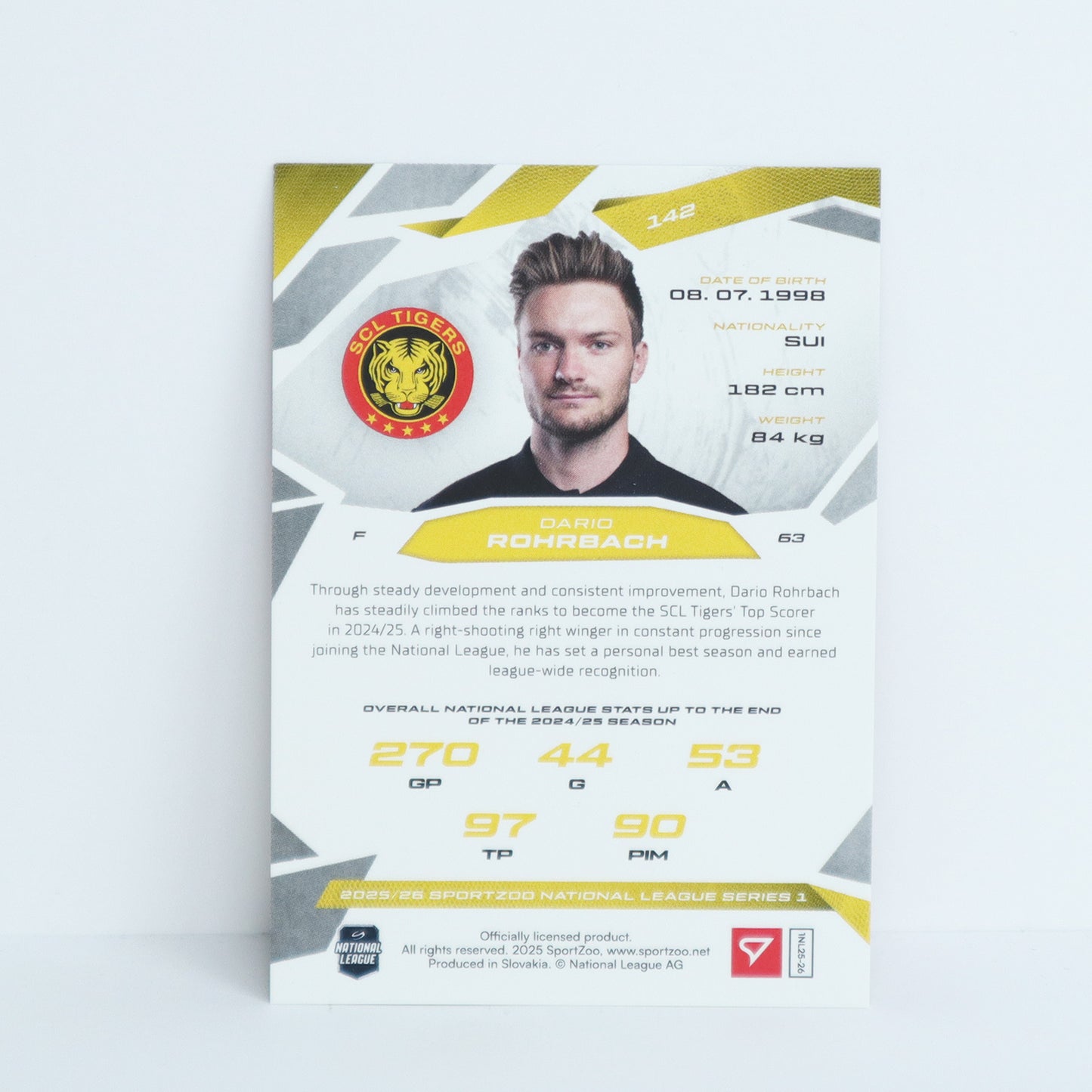 142 - SCL - DARIO ROHRBACH - BASE RED - 09/20