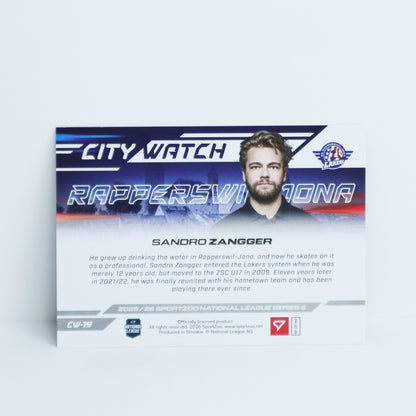 CW-19 - SCRJ - SANDRO ZANGGER - CITY WATCH COPPER - 66/95