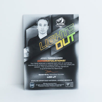 LOS-JT - HCA - JERRY TURKULAINEN - LIGHTS OUT GOLD AUTO - 45/60