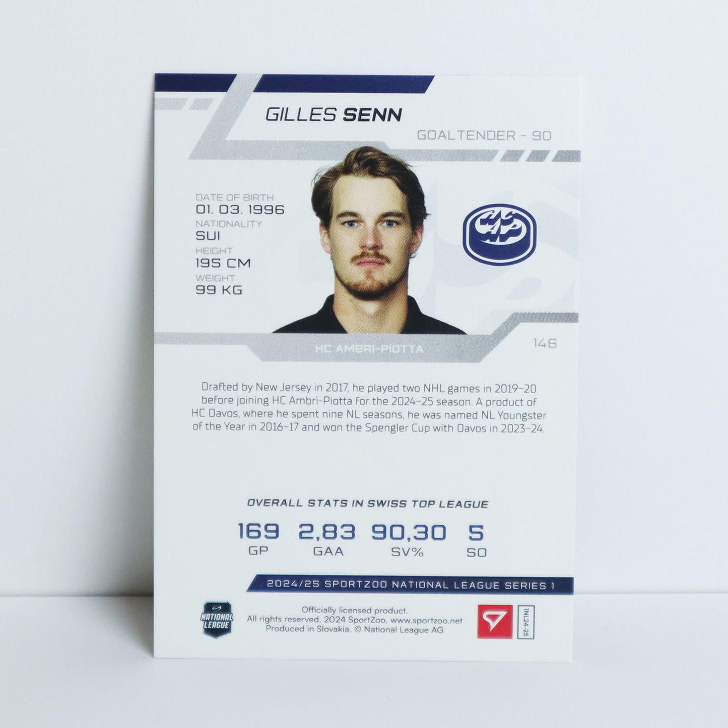 146 - HCAP - GILLES SENN - BASE BLUE - 28/30