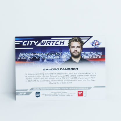 CW-19 - SCRJ - SANDRO ZANGGER - CITY WATCH COPPER - 76/95