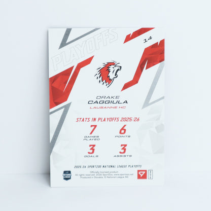 14 - LHC - DRAKE CAGGIULA - BASE RED - 09/30