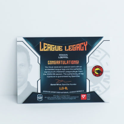 LLS-RL - SCB - ROMAIN LOEFFEL - LEAGUE LEGACY GOLD AUTO - 6/9