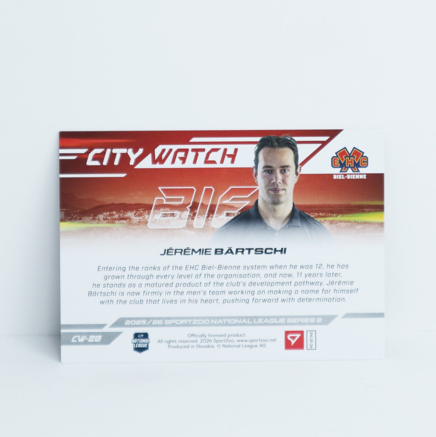 CW-20 - EHCB - JEREMIE BARTSCHI - CITY WATCH COPPER - 30/95