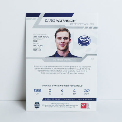 151 - HCAP - DARIO WUTHRICH - BASE BLUE - 06/30