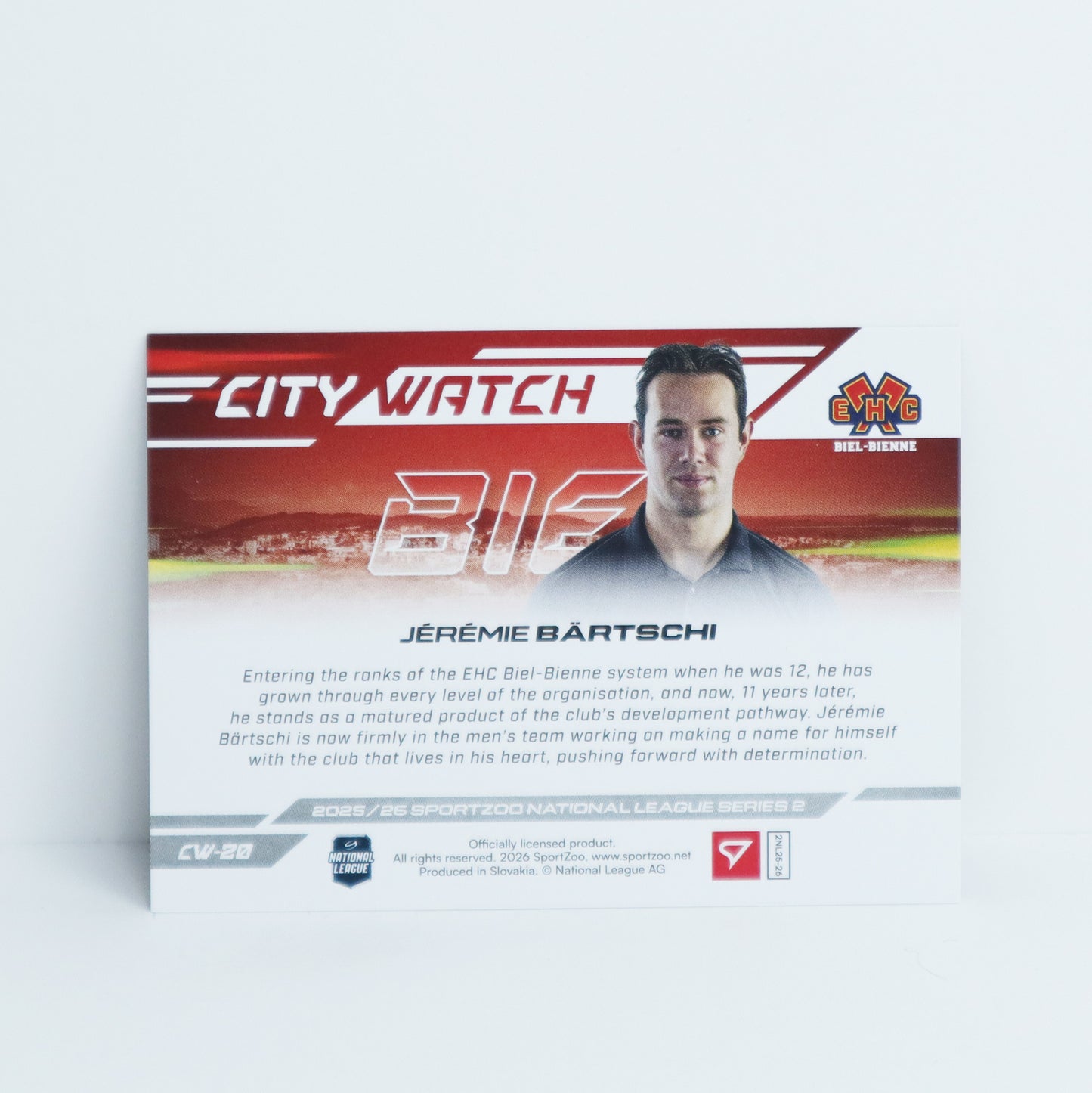 CW-20 - EHCB - JEREMIE BARTSCHI - CITY WATCH COPPER - 85/95