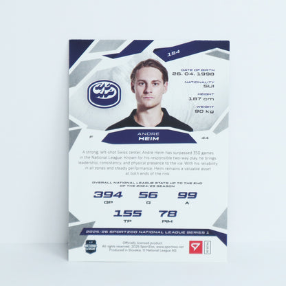 154 - HCAP - ANDRE HEIM - BASE SET