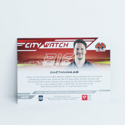CW-21 - EHCB - GAETAN HAAS - CITY WATCH COPPER - 01/95
