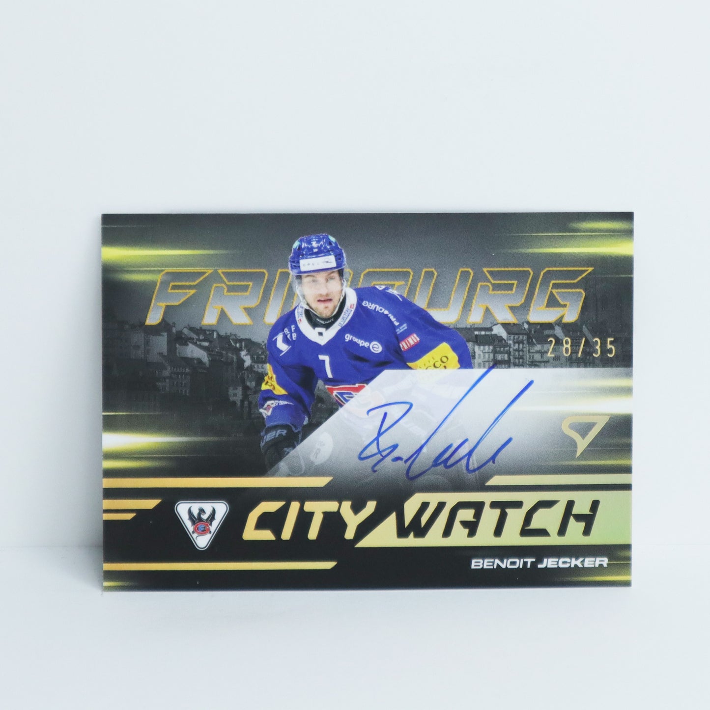 CWS-BJ - FRI - BENOIT JECKER - CITY WATCH GOLD AUTO - 28/35
