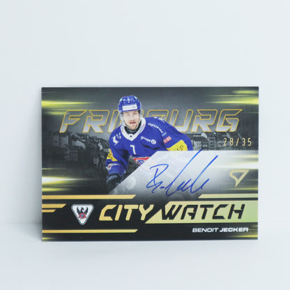 CWS-BJ - FRI - BENOIT JECKER - CITY WATCH GOLD AUTO - 28/35
