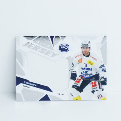 GJ-CT - HCAP - CHRIS TIERNEY - GAME JERSEY SILVER - 57/85