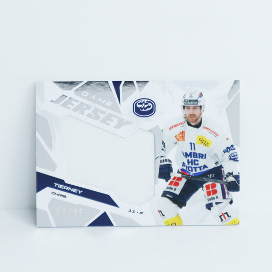 GJ-CT - HCAP - CHRIS TIERNEY - GAME JERSEY SILVER - 57/85