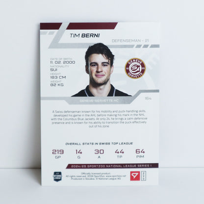 164 - GSHC - TIM BERNI - BASE SET