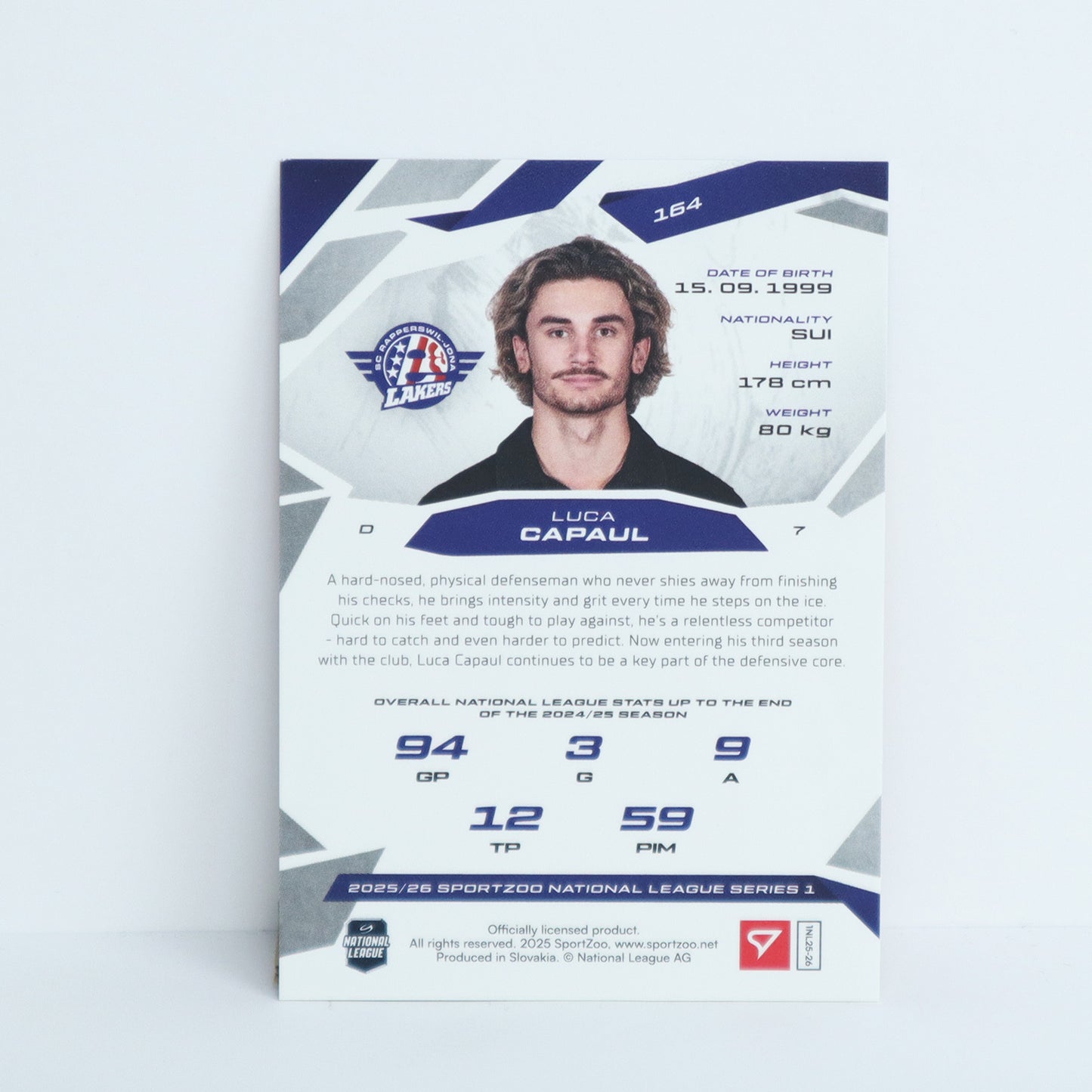 164 - SCRJ - LUCA CAPAUL - BASE RED - 17/20