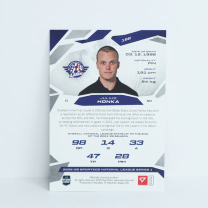 166 - SCRJ - JULIUS HONKA - BASE BLUE