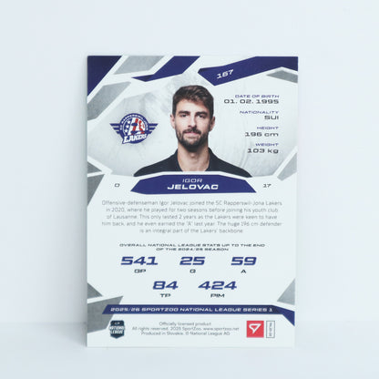 167 - SCRJ - IGOR JELOVAC - BASE GREEN - 07/30
