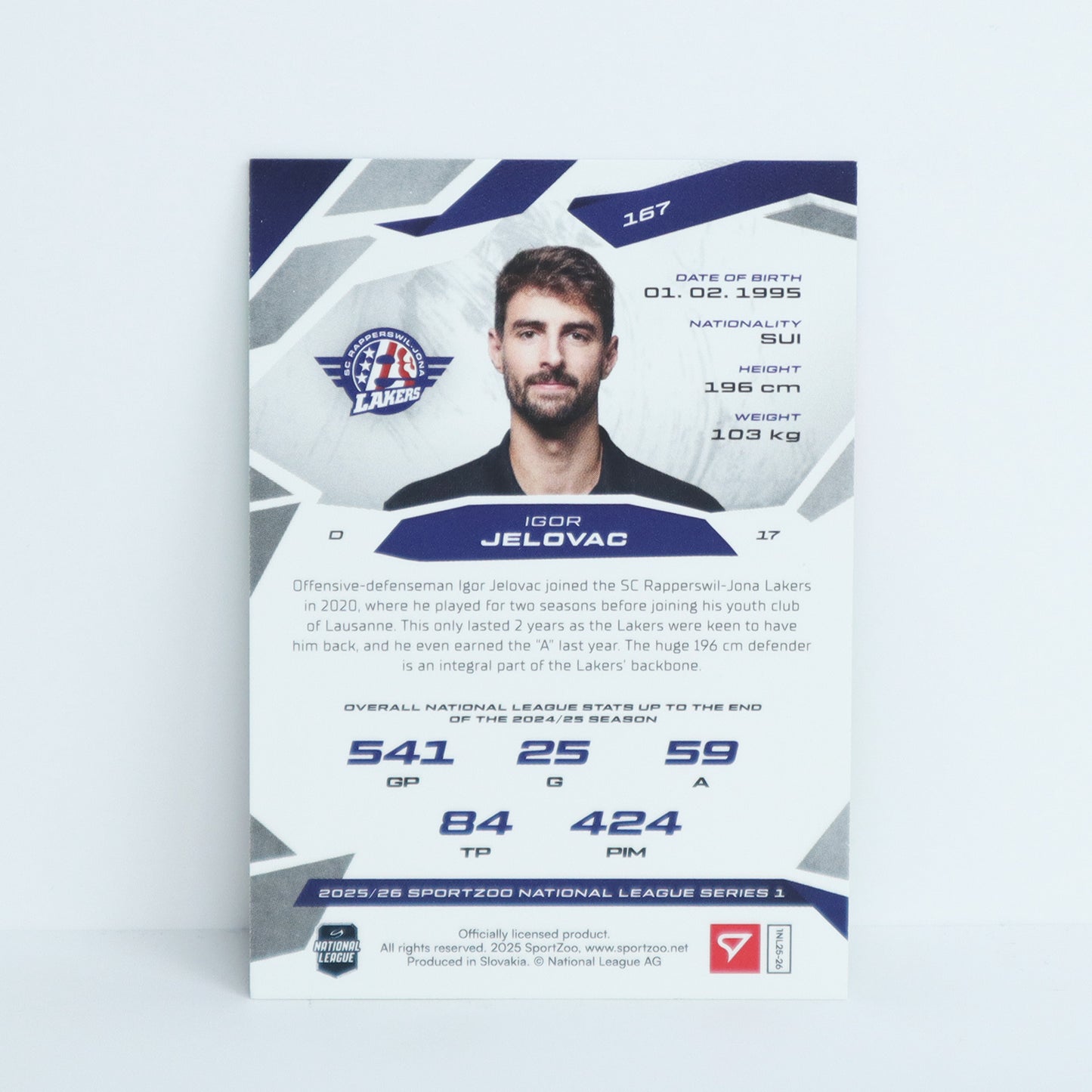 167 - SCRJ - IGOR JELOVAC - BASE GREEN - 16/30