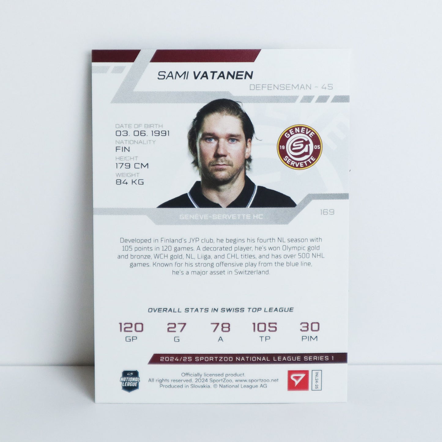 169 - GSHC - SAMI VATANEN - BASE SET