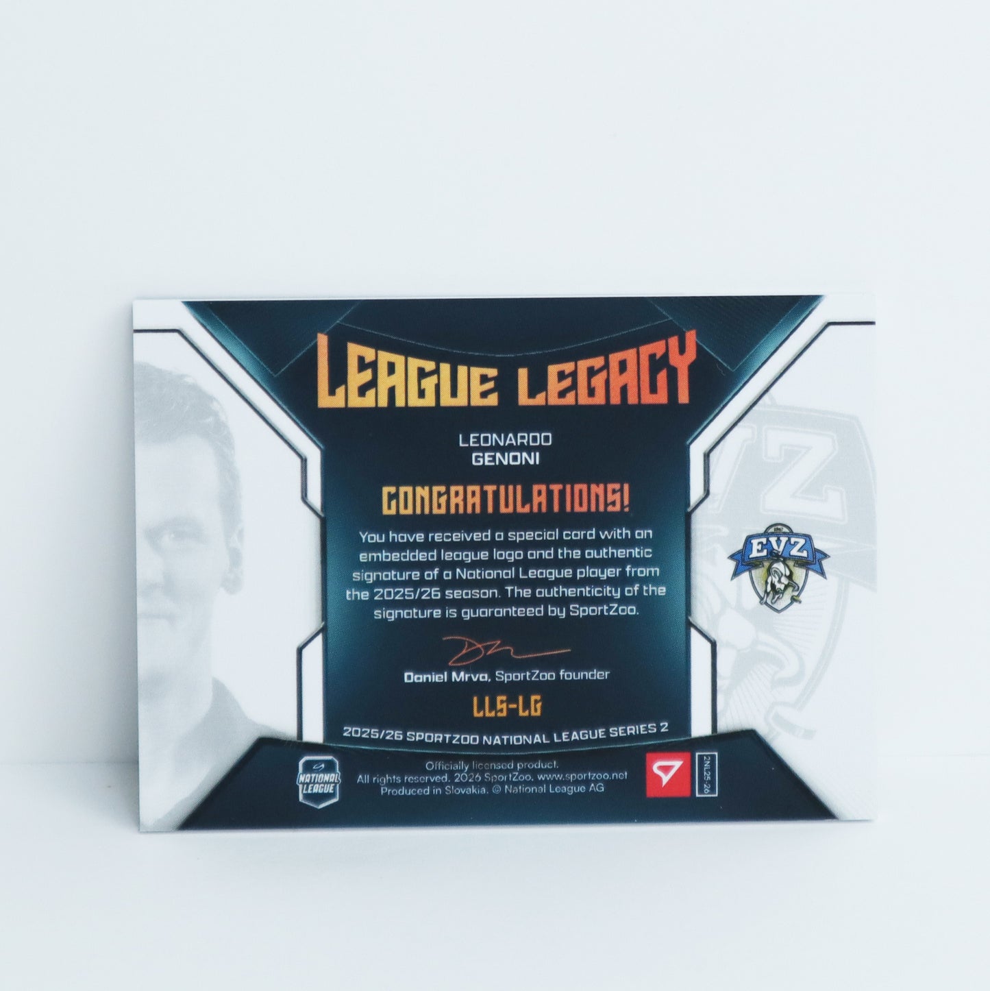 LLS-LG - EVZ - LEONARDO GENONI - LEAGUE LEGACY GOLD AUTO - 5/9
