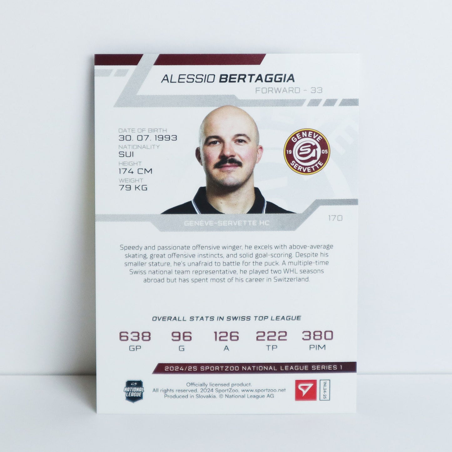 170 - GSHC - ALESSIO BERTAGGIA - BASE SET