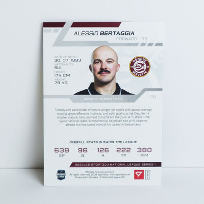 170 - GSHC - ALESSIO BERTAGGIA - BASE BLUE - 19/30