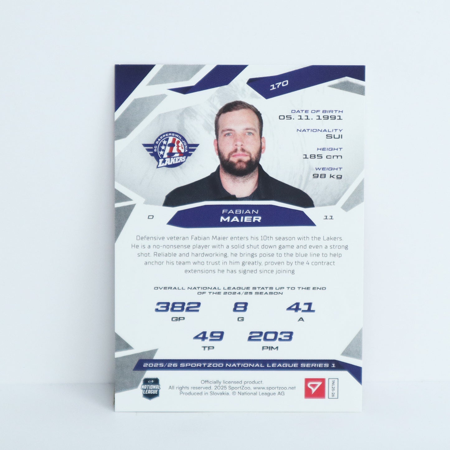 170 - SCRJ - FABIAN MAIER - BASE RED - 20/20