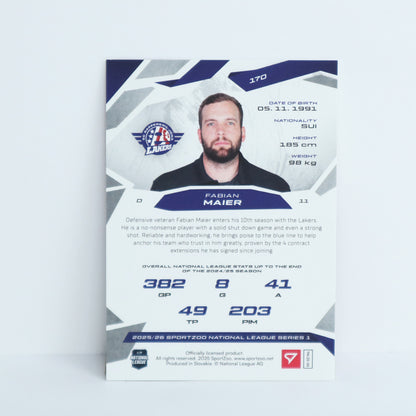 170 - SCRJ - FABIAN MAIER - BASE RED - 20/20