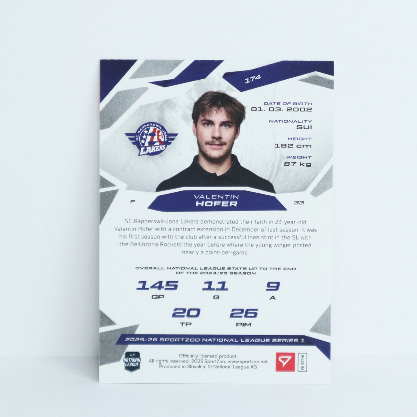174 - SCRJ - VALENTIN HOFER - BASE BLUE