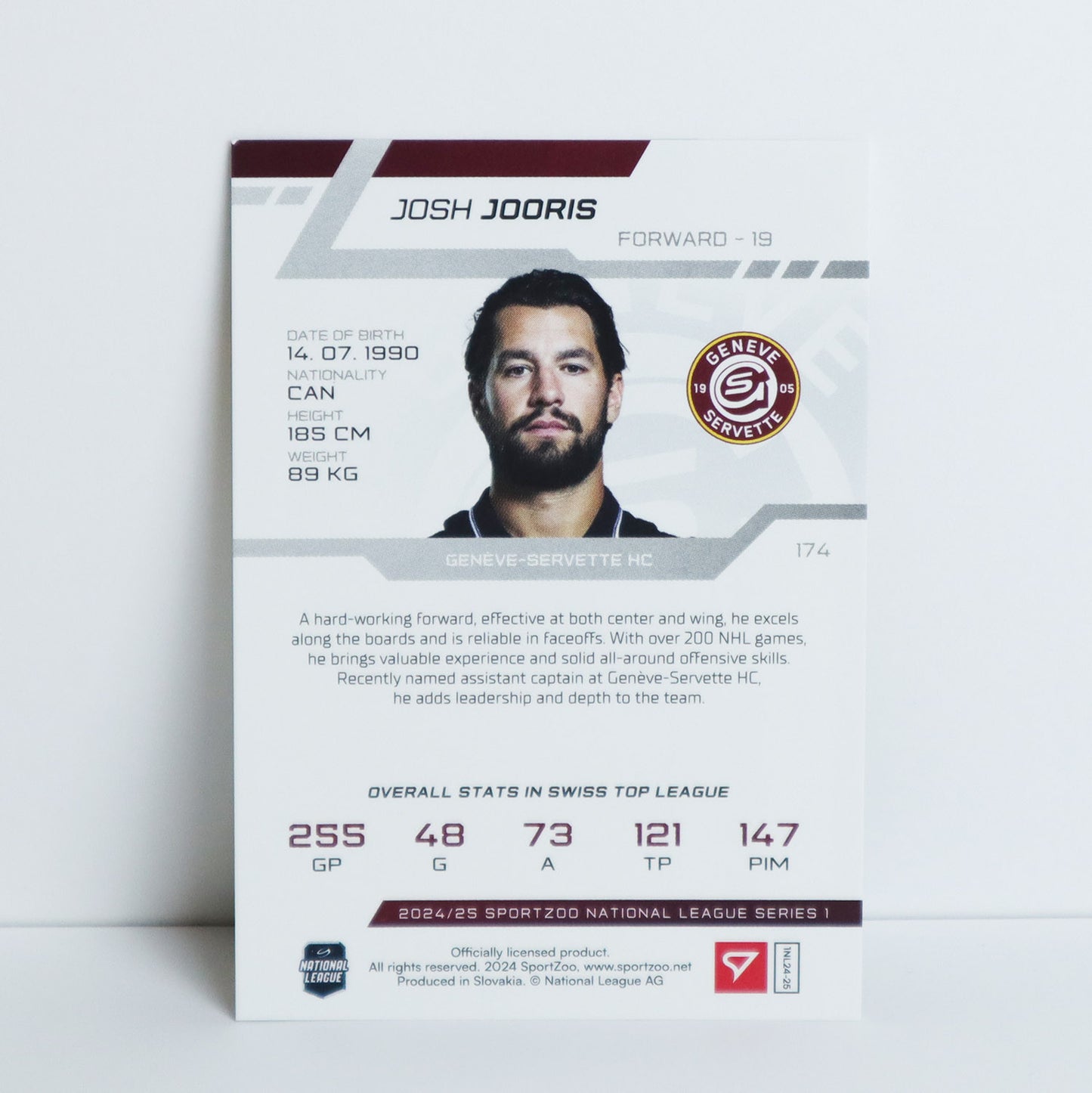 174 - GSHC - JOSH JOORIS - BASE GREEN