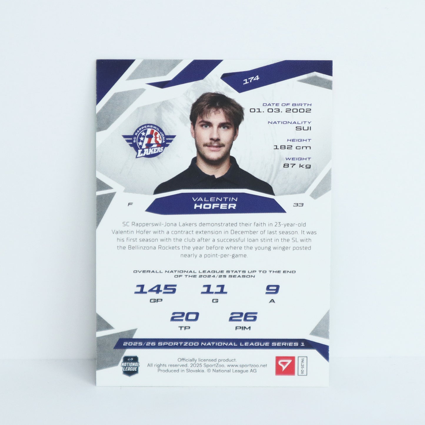 174 - SCRJ - VALENTIN HOFER - BASE GREEN - 19/30