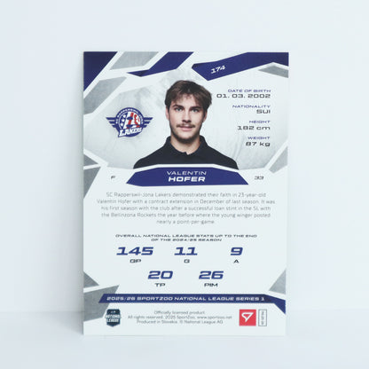 174 - SCRJ - VALENTIN HOFER - BASE GREEN - 19/30