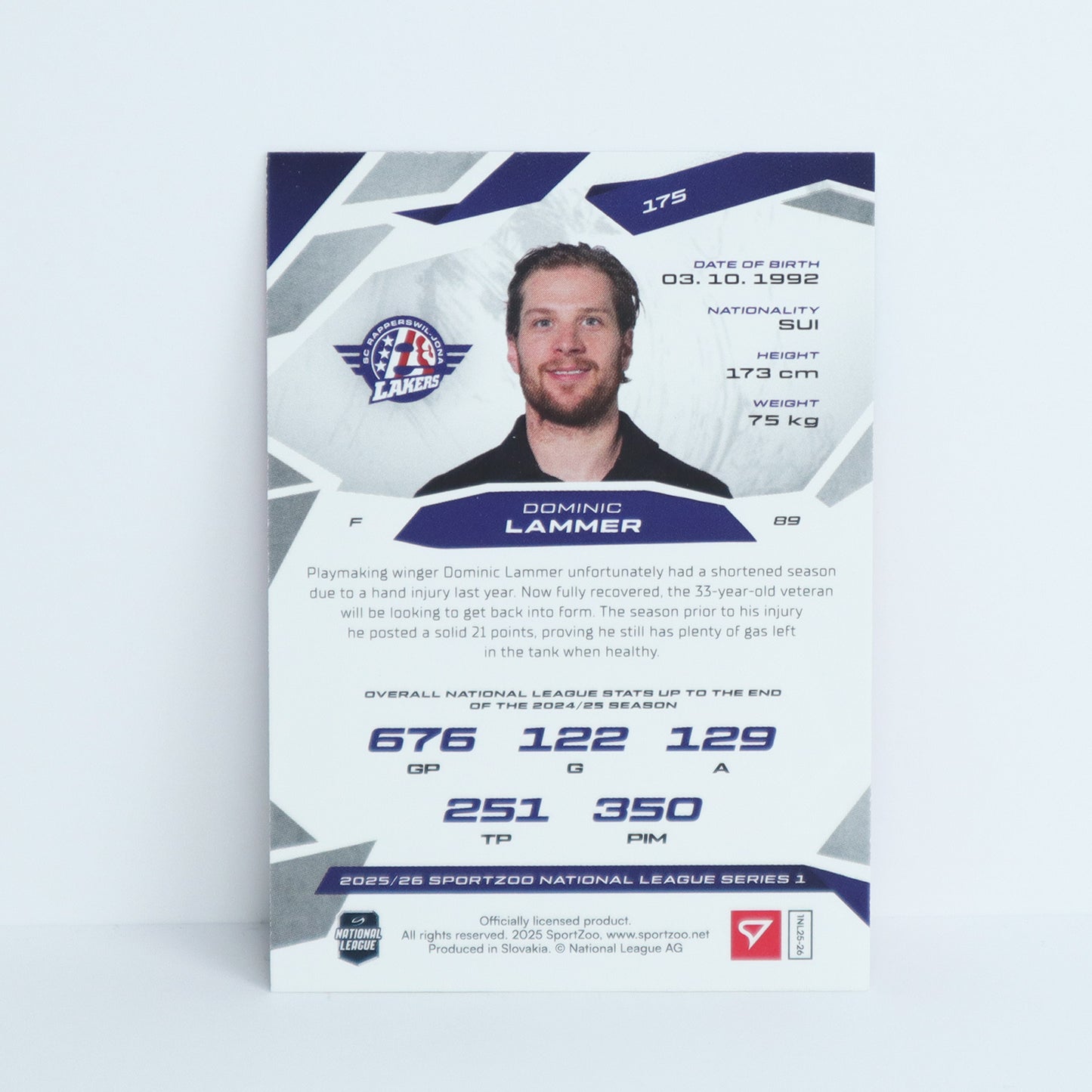 175 - SCRJ - DOMINIC LAMMER - BASE PINK