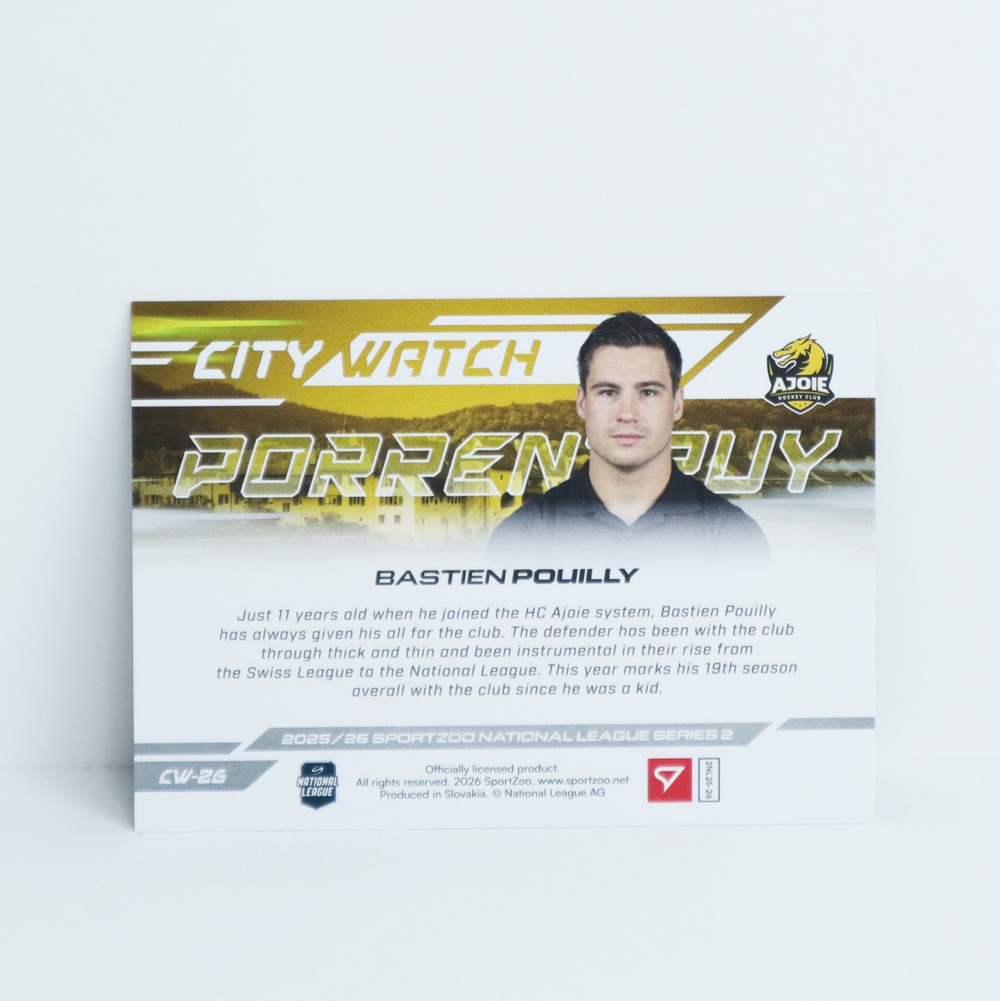 CW-26 - HCA - BASTIEN POUILLY - CITY WATCH COPPER - 28/95