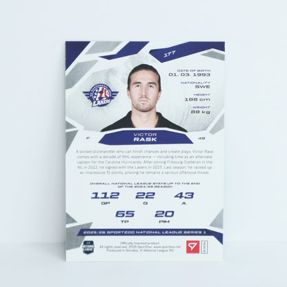 177 - SCRJ - VICTOR RASK - BASE GREEN - 08/30