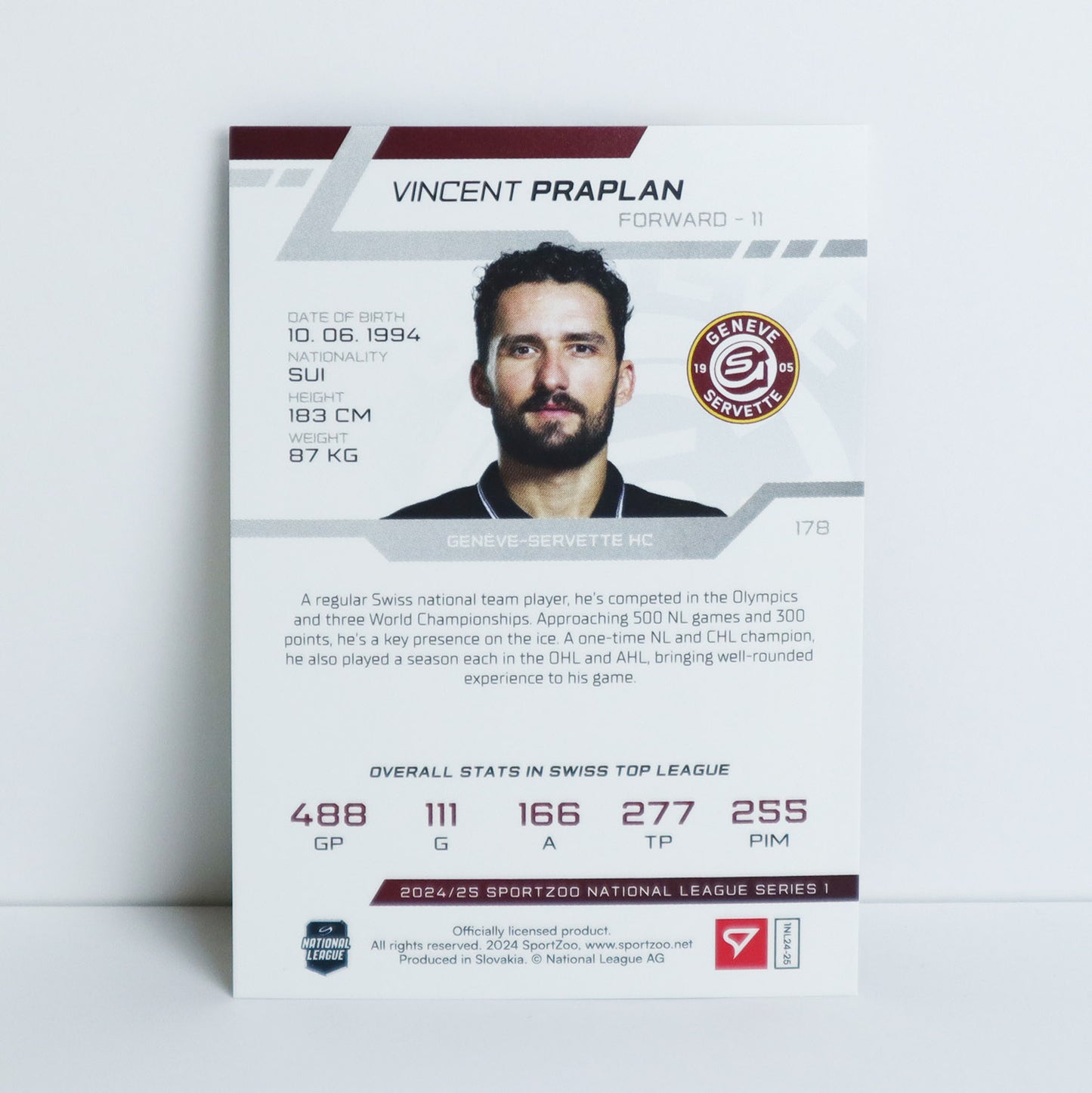 178 - GSHC - VINCENT PRAPLAN - BASE SET