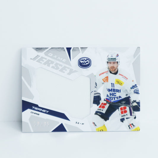 GJ-CT - HCAP - CHRIS TIERNEY - GAME JERSEY SILVER - 58/85